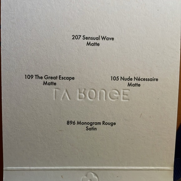 Louis Vuitton Beaute LV Rouge lipstick samples - Picture 8 of 9